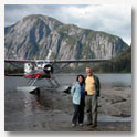 After a flight in Ketchikan, Alaska