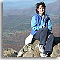 Trying to stay warm in Shenandoah National Park,Virginia